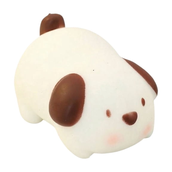 Panda Puppy Squishy Cute Animal Slow Rising Stress Relief Ball,Fidget Soft Snuggly Sensory Squeeze Anxiety Relief Calming Pet Hand Squishy for Adults Office Desk and Party Favors,A