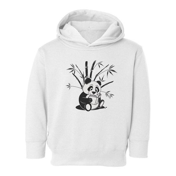 Panda Reading A Book Hoodie Toddler -Image by Shutterstock, 4 Toddler