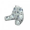 thumbnail image 1 of Panda Reading Pillow Cover, Pattern with Animal in Space Plants Rockets and Stars in Pastel Tones, Unstuffed Printed Bed Rest Case from Soft Fabric, XL Size, Multicolor, by Ambesonne, 1 of 4