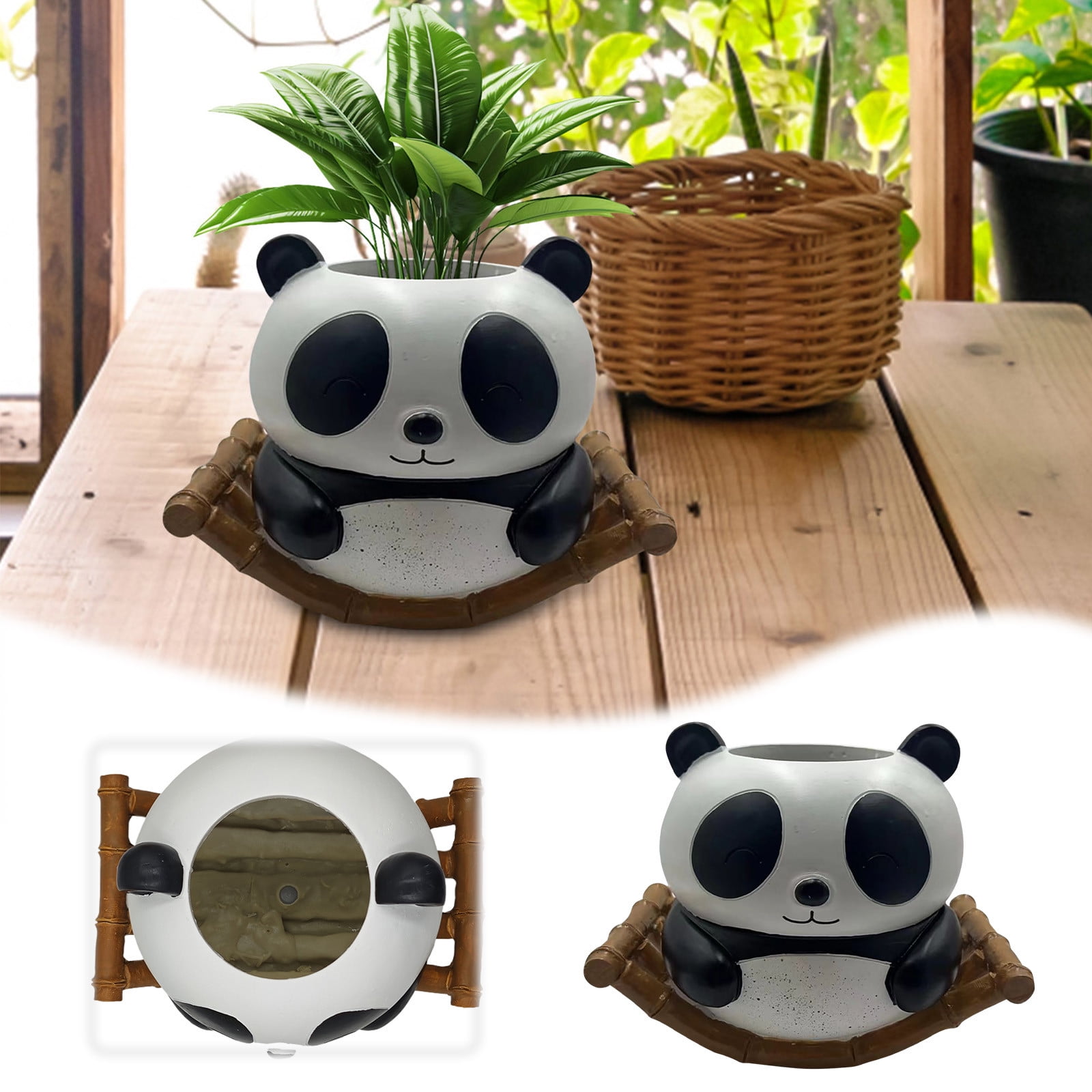 Panda Resin Flowerpot Is A Unique For Friends Or Lovers Home Of Fresh