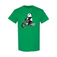 thumbnail image 1 of Panda Rides On Motorcycle T-Shirt Men -Image by Shutterstock, Male Large, 1 of 2