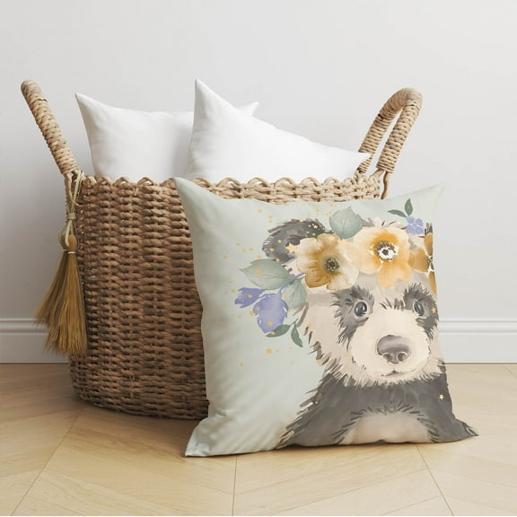 Panda Sage Throw Pillow