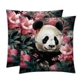thumbnail image 1 of Panda Set - Decorative Pillows Covers, Velvet Throw Pillow Cases with Unique Patterns for Home Decor, 16x16, 18x18, 20x20 Inches, 2 Pack - Great for Various Occasions., 1 of 1