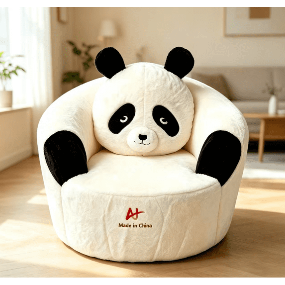 Panda Shaped Bean Bag Sofa Chair for Adults and Kids - Plush Altay ...