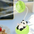 thumbnail image 1 of Panda-Shaped Desktop Fan, USB Rechargeable 3-Speed, Portable Mini Fan for School/Home, Lightweight Cooling, Quiet Operation, Decorative Office/Bedroom Air Circulator, 1 of 6