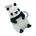 thumbnail image 1 of Panda Shaped Keychain Soft Silicone Cartoon Pendant for Backpacks and Purses Adorable Key Holder Gift for Kids, 1 of 8