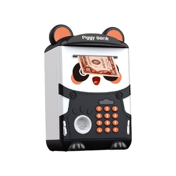 Panda Shaped Piggy Bank Electric Code Fun Toy for Money Saving