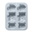 thumbnail image 1 of Panda Silicone Ice Chunks Mold 6 Cavity Grade Panda Shape Silicone Mold for Ice Pops Chocolate Jelly Candy Baking Homemade Treats Blue 1 Pack, 1 of 7