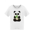 thumbnail image 1 of Panda Sits And Eats Bamboo T-Shirt Toddler -Image by Shutterstock,  2 Toddler, 1 of 2