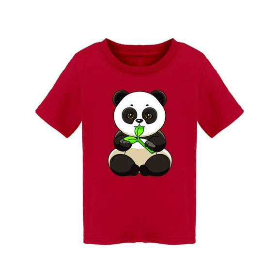 Panda Sits And Eats Bamboo T-Shirt Toddler -Image by Shutterstock, 3 Toddler