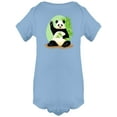 thumbnail image 1 of Panda Sitting With Bamboo Bodysuit Infant -Image by Shutterstock,  12 Months, 1 of 4