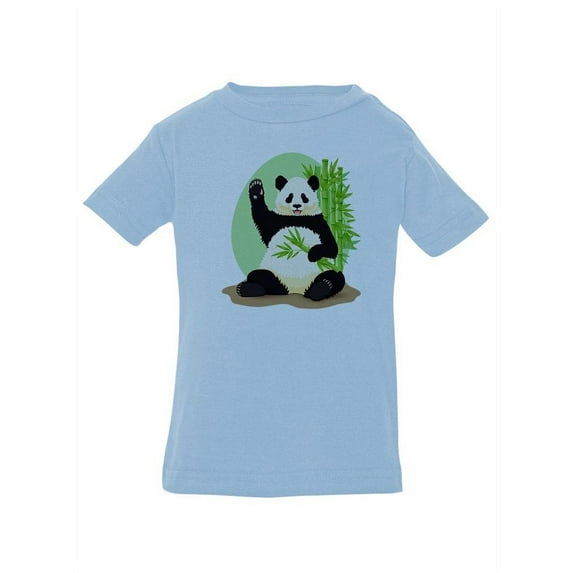 Panda Sitting With Bamboo T-Shirt Infant -Image by Shutterstock, 12 Months