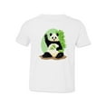 thumbnail image 1 of Panda Sitting With Bamboo T-Shirt Toddler -Image by Shutterstock,  4 Toddler, 1 of 4