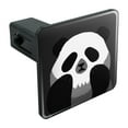 thumbnail image 1 of Panda Skull Optical Illusion Spooky Tow Trailer Hitch Cover Plug Insert, 1 of 6