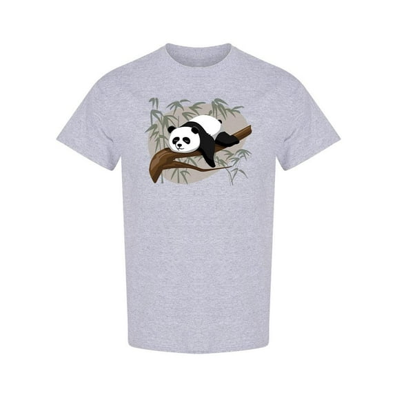 Panda Sleeping On A Tree T-Shirt Men -Image by Shutterstock, Male Medium