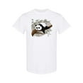 thumbnail image 1 of Panda Sleeping On A Tree T-Shirt Men -Image by Shutterstock, Male Small, 1 of 2
