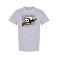 thumbnail image 1 of Panda Sleeping On A Tree T-Shirt Men -Image by Shutterstock, Male x-Large, 1 of 2