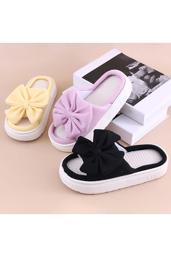Panda Slippers Women's Comfort Memory Foam House Slippers Plush Lining Bedroom Shoes Indoor Outdoor Black 42