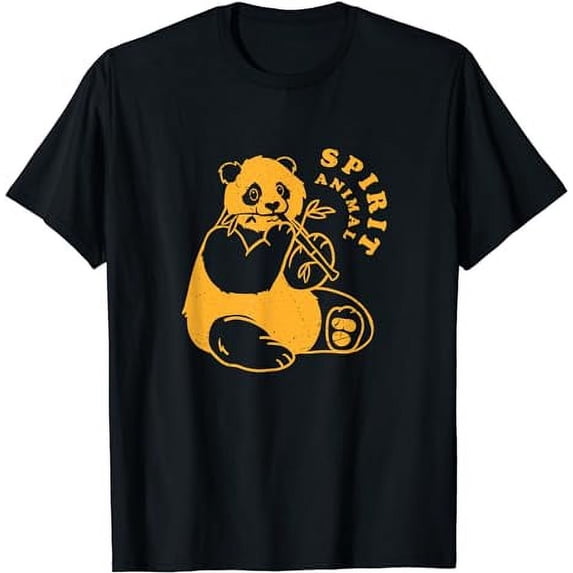 Panda - Spirit Animal / Cool & Funny Panda Bear Lover Quote T-Shirt