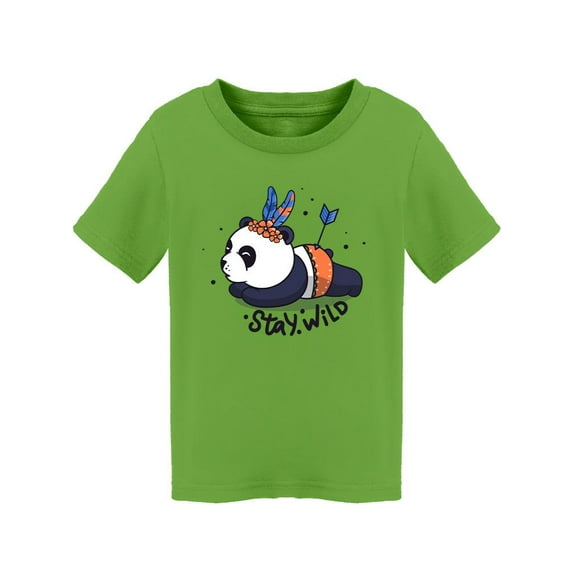 Panda Stay Wild T-Shirt Toddler -Image by Shutterstock, 4 Toddler