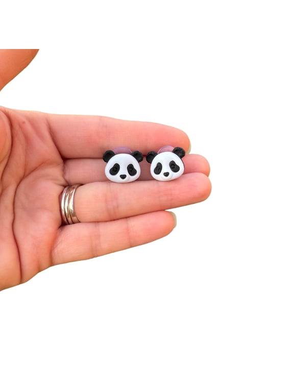 Panda Stud Earrings Panda Gift