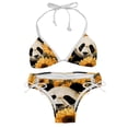 thumbnail image 1 of Panda Sunflower Detachable Sponge, Adjustable Strap, Bikini Set Two-Pack Swim Suit – Beach, Pool, Vacation, 1 of 6