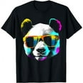 thumbnail image 1 of Panda Sunglasses Artwork | Animal Motif Panda T-Shirt, 1 of 3