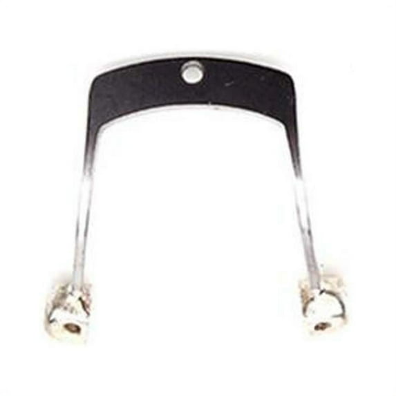 Panda Superstore 0.63 x 0.65 in. Eyeglass Nose Pad Arm Metal Nose Pad Holder Nose Bridge Eyeglass Parts, Silver