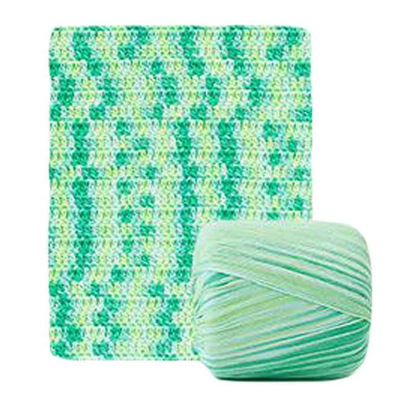 Panda Superstore  1 Skein DIY Crochet Handbag Knitting Space Dye Lace Yarn, Green