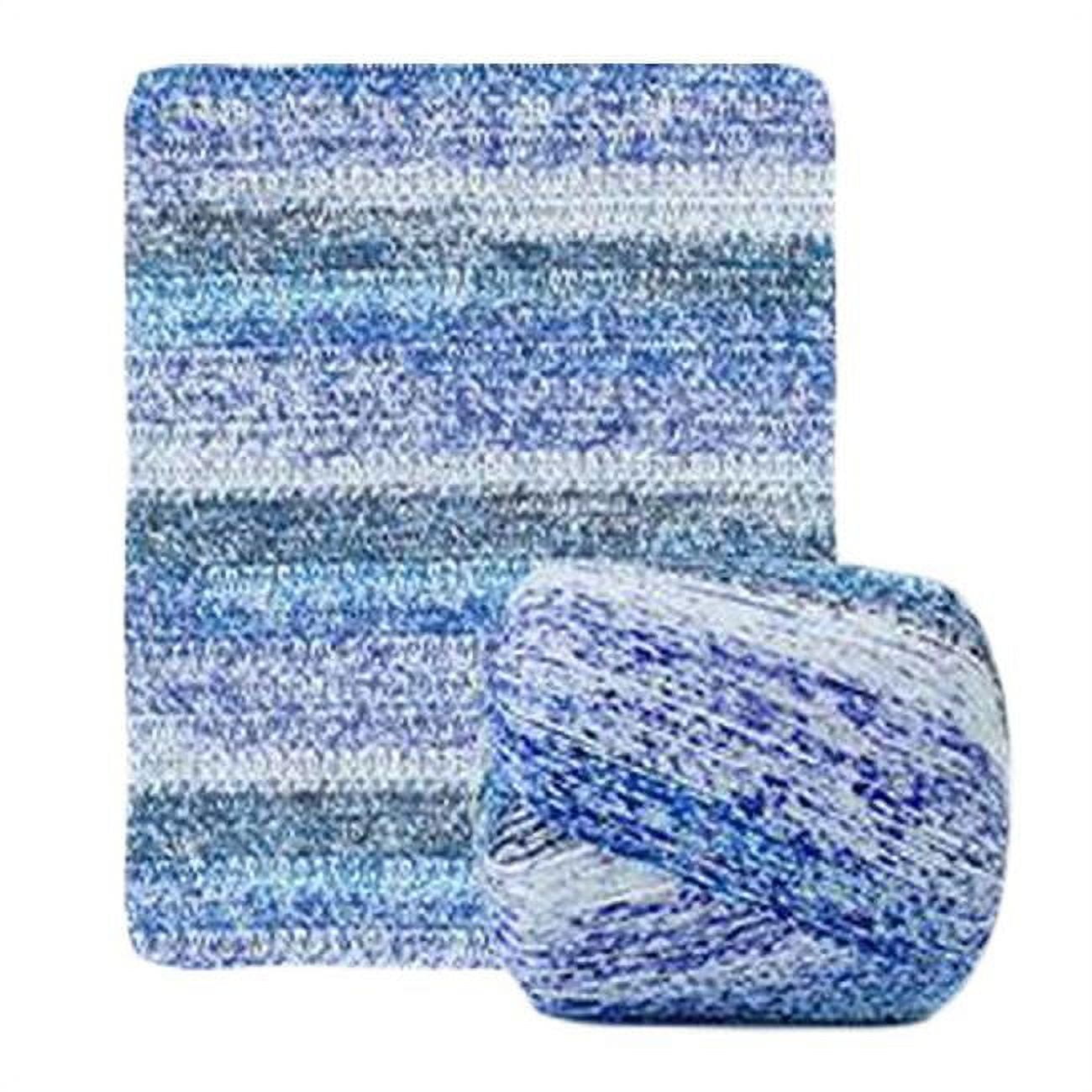 Panda Superstore  1 Skein DIY Lace for Knitting Crochet Mini Project Yarn, Blue