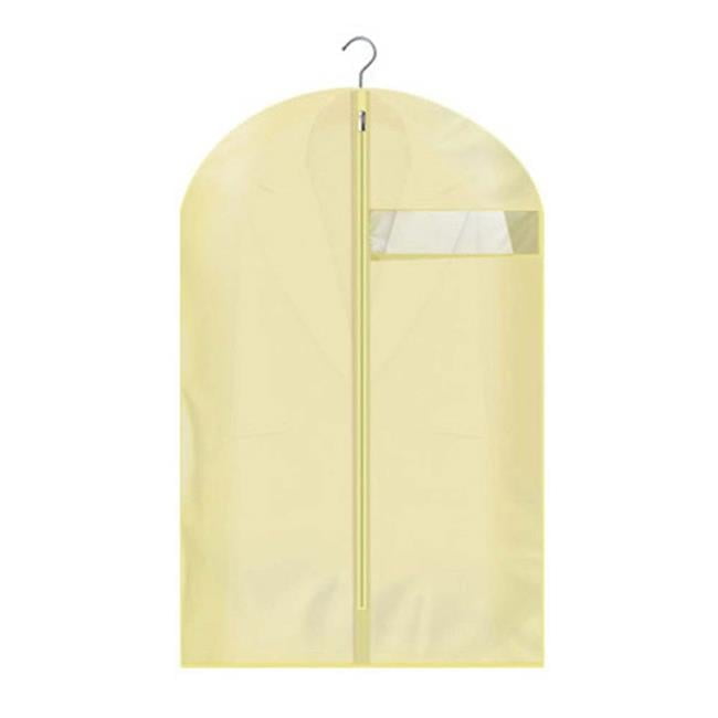 Panda Superstore  100 x 60 cm Simple Clothes Suit Garment Dustproof Cover Storage Bags, Multi Color - 2 Piece