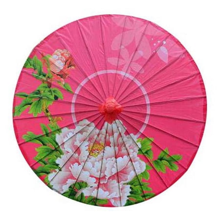 Panda Superstore 33 in. Outdoor Chinese Handmade Oiled Paper Non Rainproof Umbrella