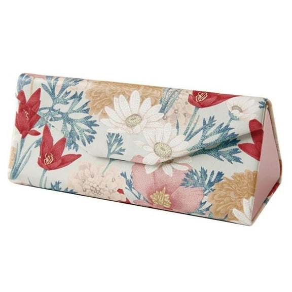 Panda Superstore  6.1 x 2.3 x 1.6 in. Hard Shell Eyeglasses Portable Gradient Color PU Leather Spectacle Case, Pink