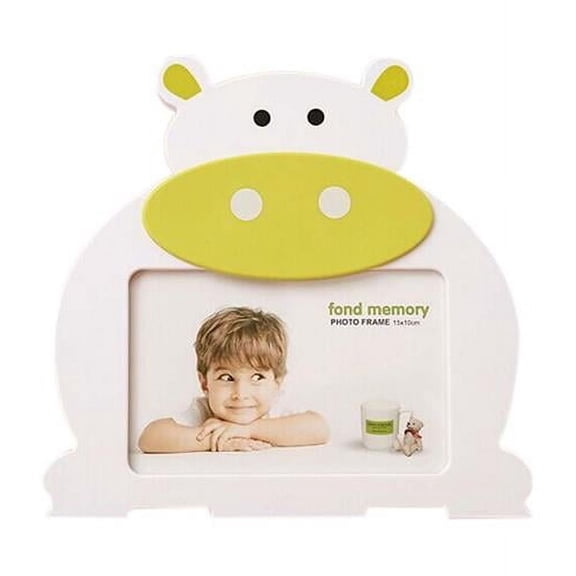Panda Superstore 6 in. Creative Cartoon Cute Baby Photo Frame - Yellow Cows Models