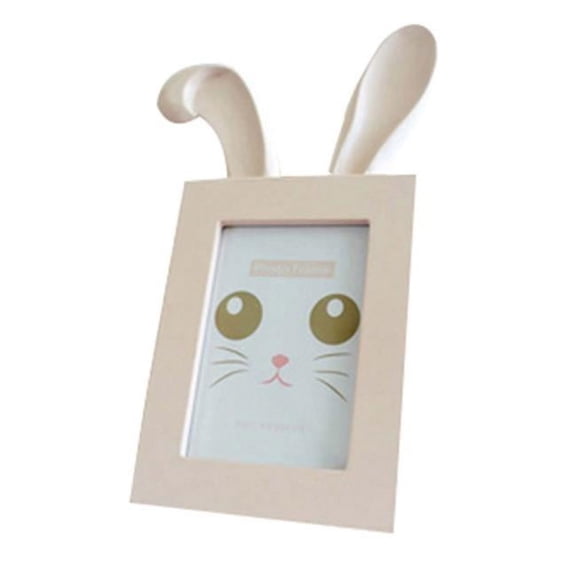 Panda Superstore  6 in. Wooden Unique Picture Frame - Rabbit Ears