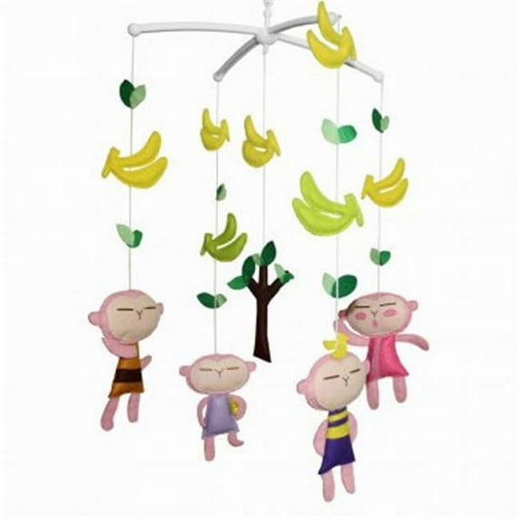 Panda Superstore BC-BAB-ONIM0006-MIKI-CATH Cute Baby Decorations Handmade Crib Mobile - Happy Paradise