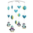 thumbnail image 1 of Panda Superstore BC-BAB-ONIM0085-MIKI-CELI Cute Penguins - Newborn Baby Musical Toys Crib Dreams Mobile, 1 of 1