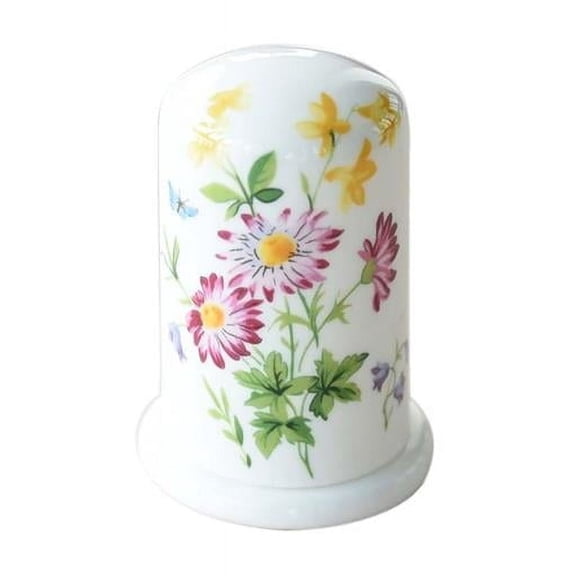 Panda Superstore  Ceramics Dispenser Chinese Style Toothpick Holder for Home Restaurant, Flower Pattern