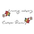 thumbnail image 1 of Panda Superstore  Colorful Maple Leaf English Words Temporary Women Makeup Art Tattoo Sticker - 3 Sheets, 1 of 1