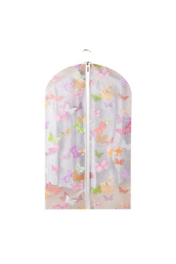 Creative Garment Clothes Covers Dust Proof Full Zipper Suit Bags, Multi Color - Set of 2