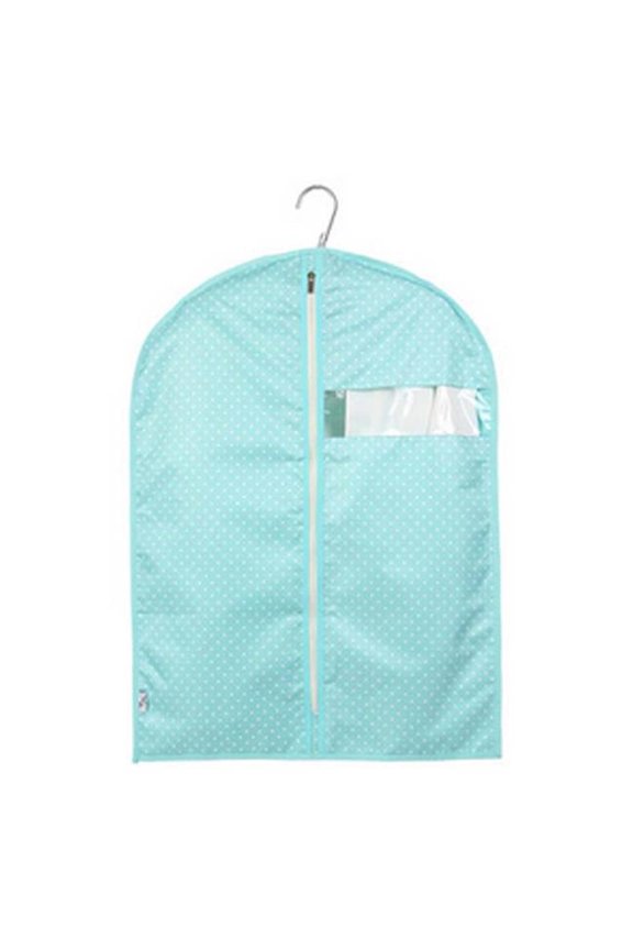 Creative Reusable Dust Proof Garment Clothes Zipped Storage Suit Bag, Green