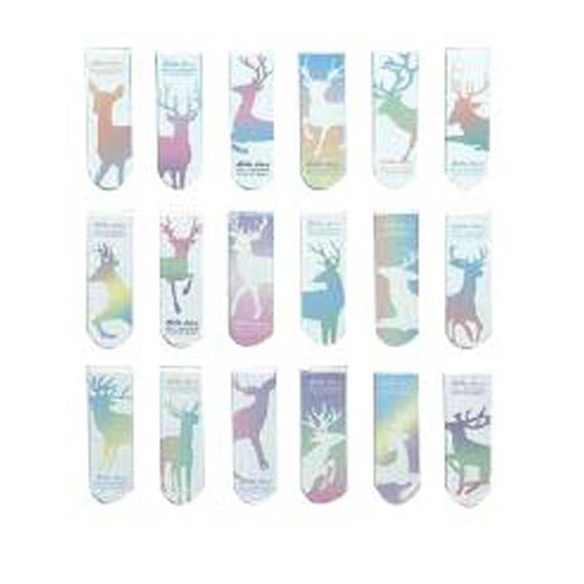 Panda Superstore  Cute Color deer pattern Bookmarks - Ideal Gift for Friends & Family - Set of 18