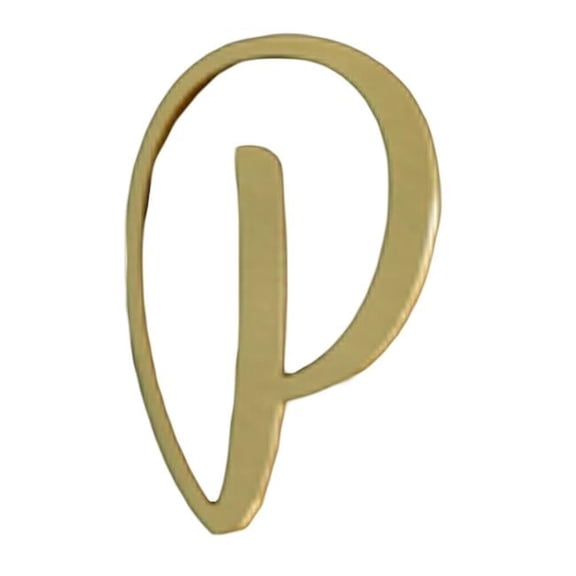 Panda Superstore DIY Door Address Decorative House Numbers & Letters Sign, Letter P