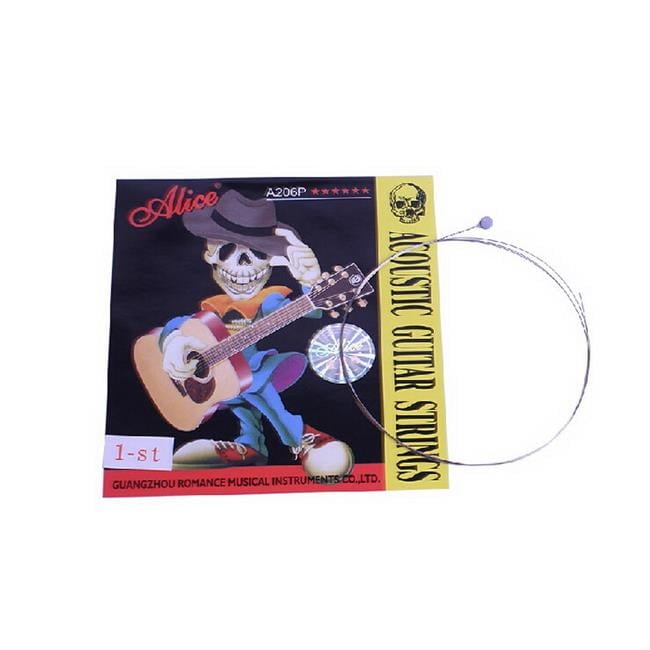 Panda Superstore  E-1st Stainless Steel 0.11 Single Acoustic Guitar Strings