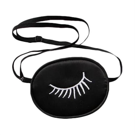 Panda Superstore EM-BEA11061971-ARIEL02004 Black Eyelashes Pattern Silk Eye Patch for Children Kids