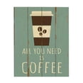 thumbnail image 1 of Panda Superstore EM-HOM3735081-ARIEL05290 Wood Wall Art Decor for Coffee House, 1 of 1