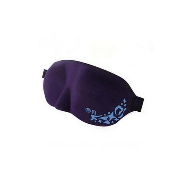 Panda Superstore  Eye Mask Eyepatch Blindfold Shade Sleep Aid Cover Light Guide Relax - Purple
