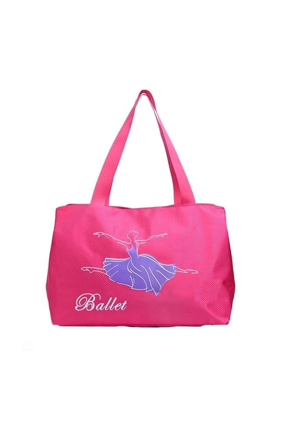 Girls Dance Duffel Sports Equipment Bag for Women, Rose Red - Large