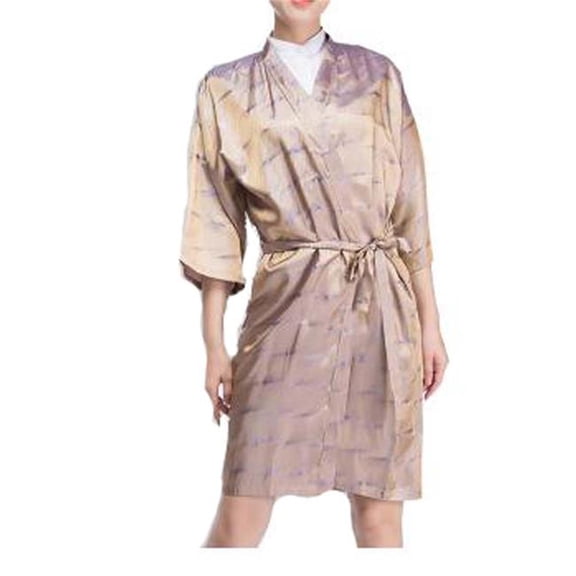 Panda Superstore Gown Upscale Robes Beauty Salon Smock for Clients - Ripple