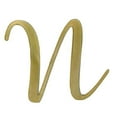 thumbnail image 1 of Panda Superstore  House Address Letters Decorative Brass Metal Home Address Number Door Sign, Letter N, 1 of 1